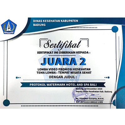 New normal certificate juara2