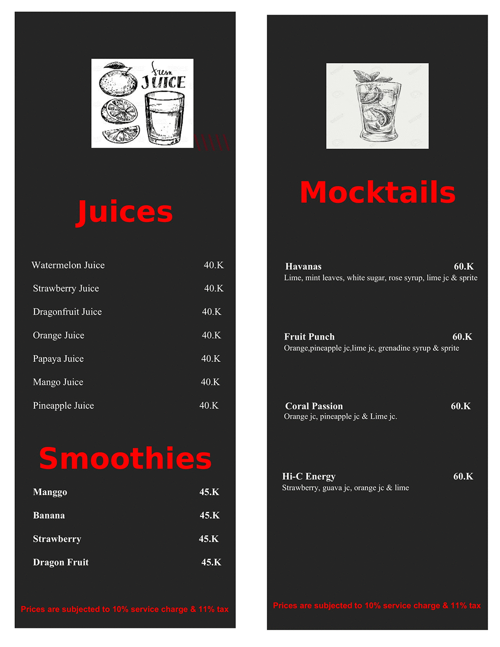 juice and mocktail-1