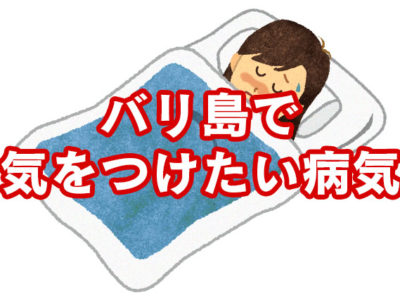 バリで気をつけたい病気