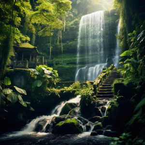 waterfall in bali