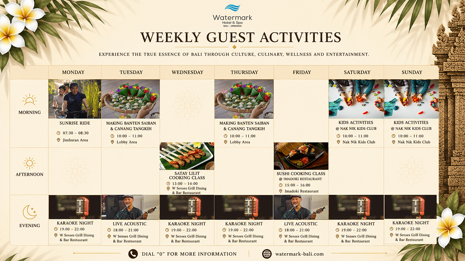 Guest Activity Schedule - Fixed
